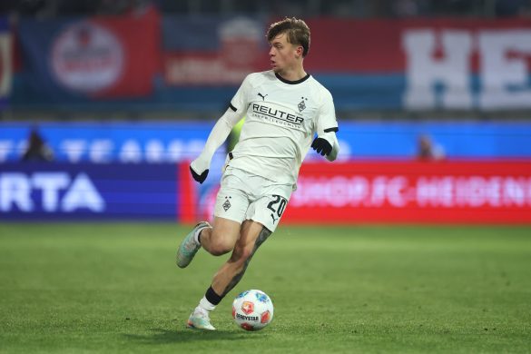 Potential future Premier League professional Luca Netz of Borussia Mönchengladbach.