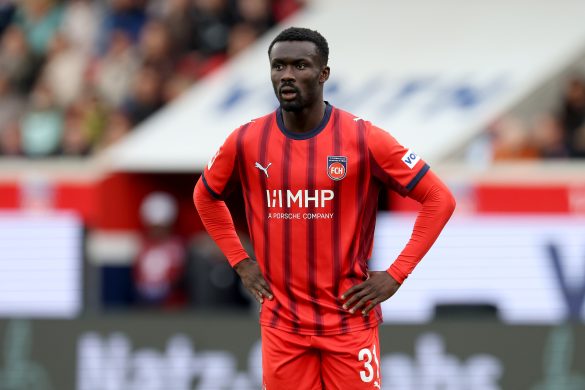Heidenheim attacker Sirlord Conteh.