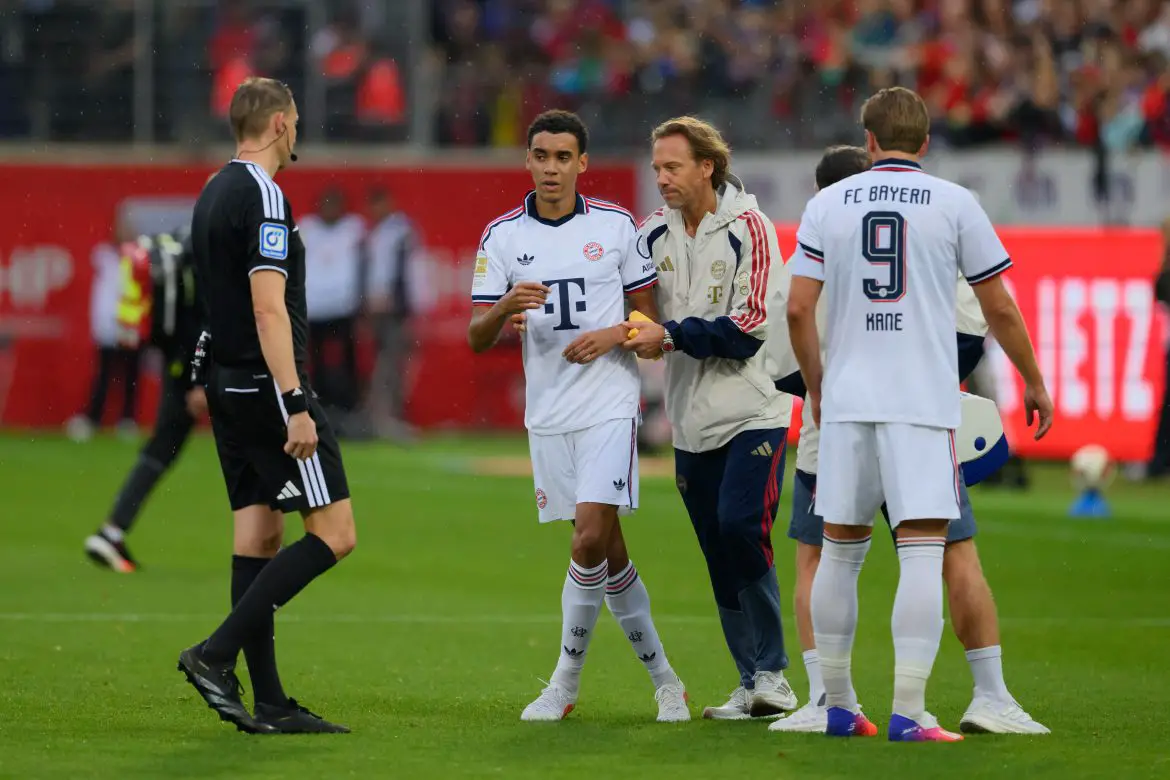 Bayern Munich's Jamal Musiala.