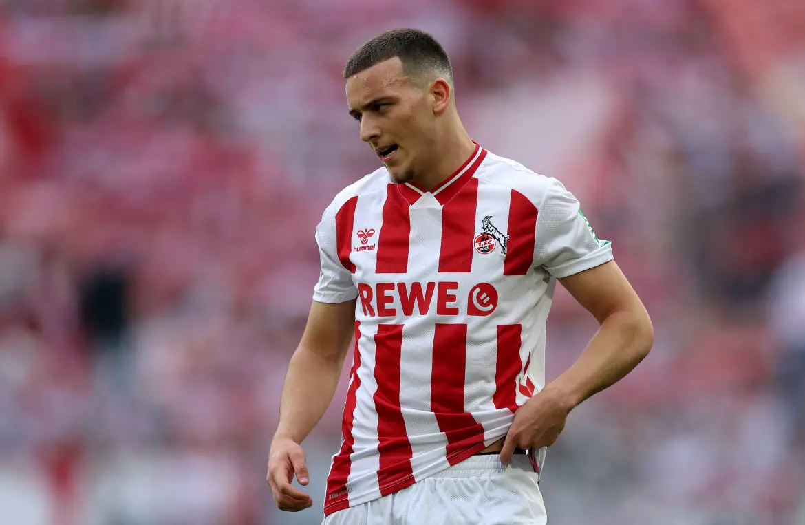Borussia Dortmund transfer target Said El Mala playing for 1. FC Köln in the Bundesliga.