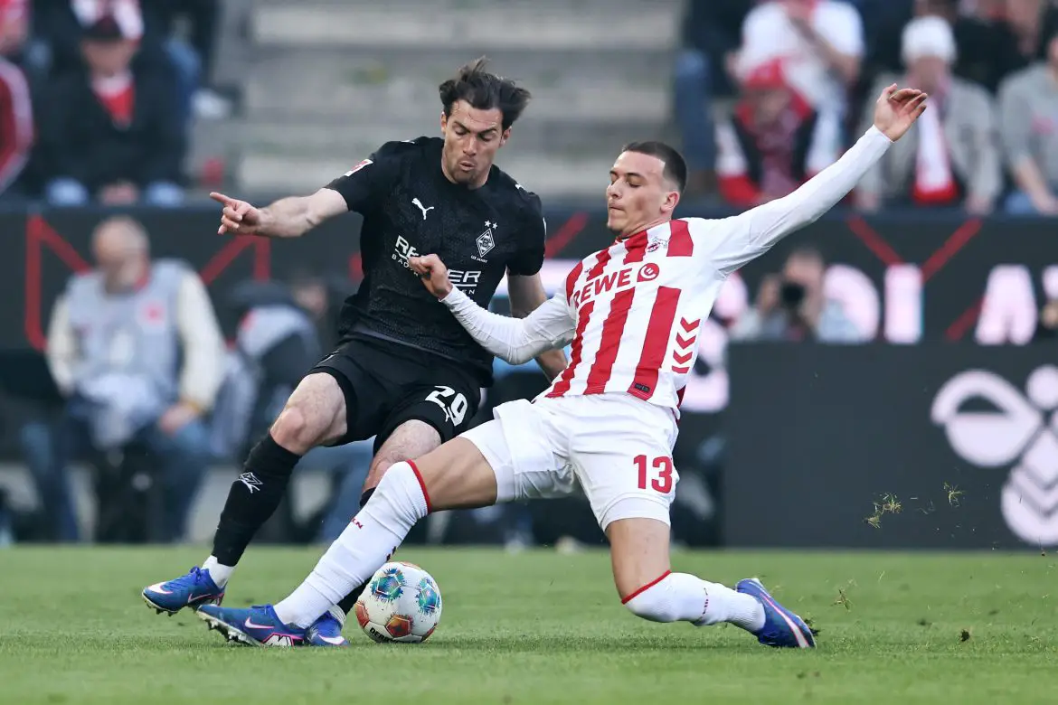 Gladbach and Köln draw 3-3 in the Bundesliga.