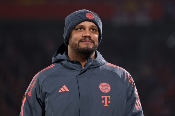 Bayern Munich trainer Vincent Kompany in the Bundesliga.