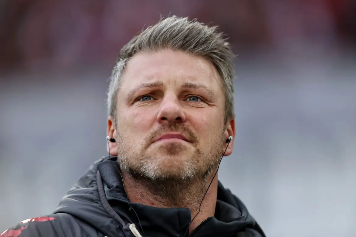 Köln head coach Lukas Kwasniok in the Bundesliga.