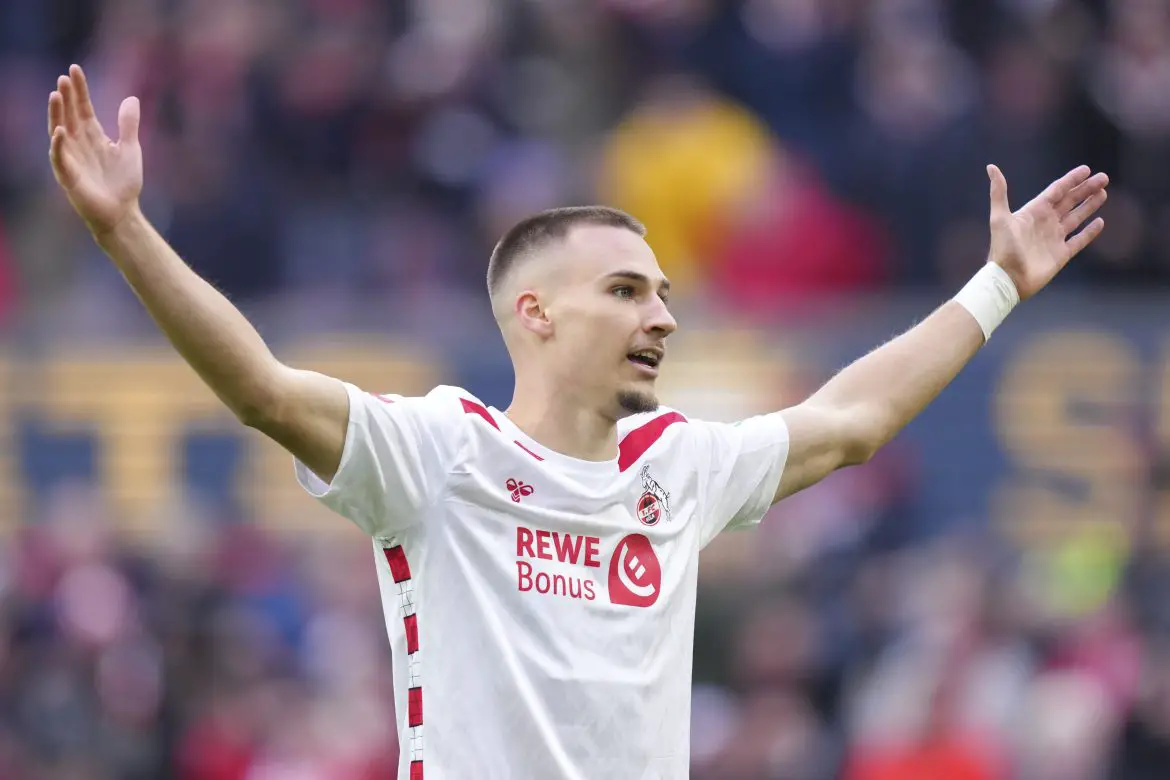 Schalke transfer target Dejan Ljubicic playing for 1. FC Köln in the 2. Bundesliga last year.