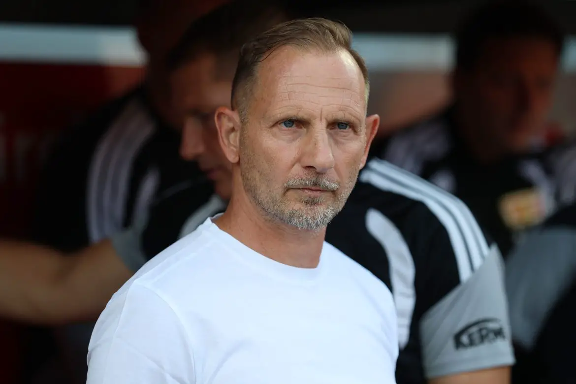 Union Berlin head coach Mauro Lustrinelli.