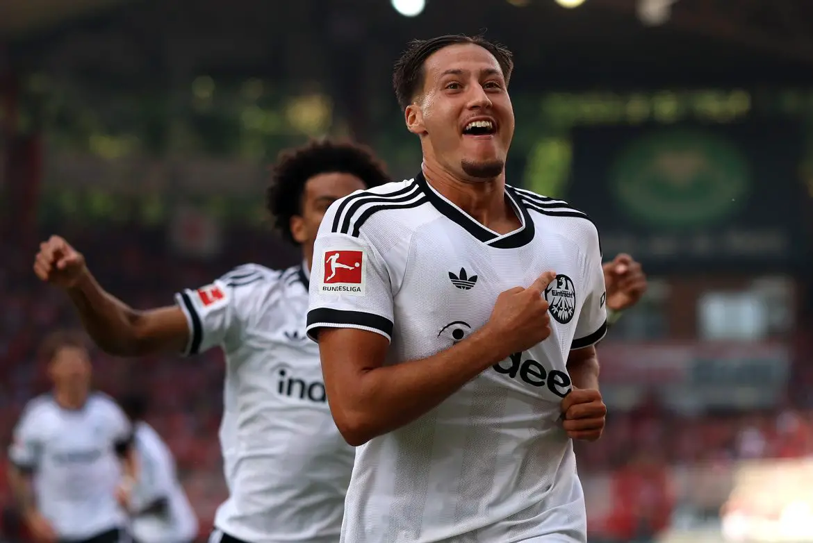 Eintracht Frankfurt striker Younes Ebnoutalib.