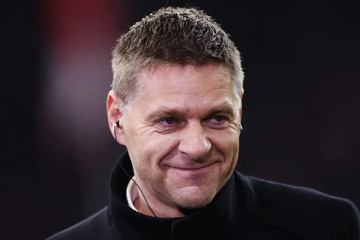 Union Berlin administrator Oliver Ruhnert during one of his Bundesliga club's Champions League fixtures.