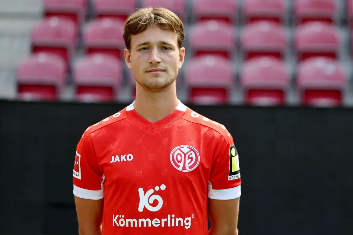 FSV Mainz 05 attacker William Bøving.
