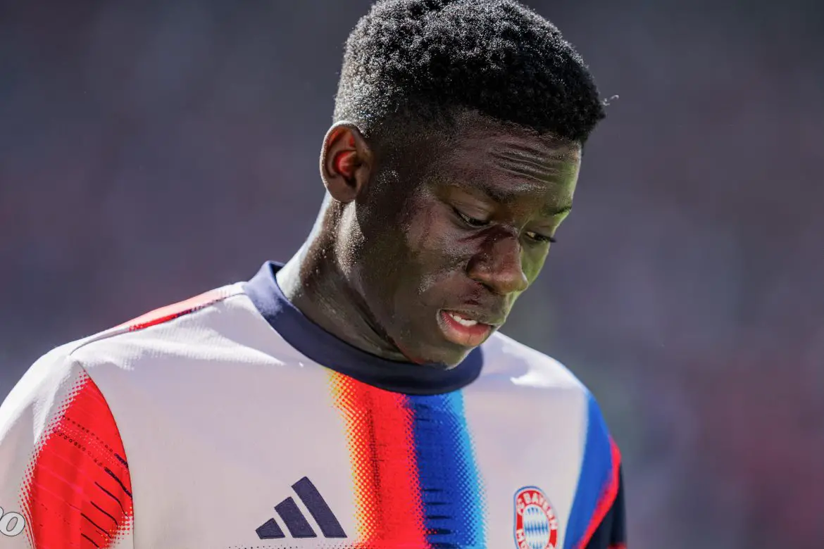 Young midfielder Bara Sapoko Ndiaye of Bayern Munich.