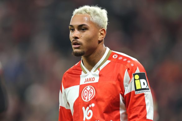 Bayern Munich loanee Armindo Sieb representing Mainz in the Conference League this season.