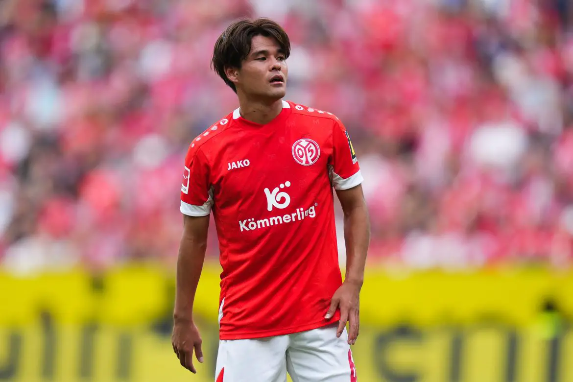 Crystal Palace transfer target Kaishu Sano.