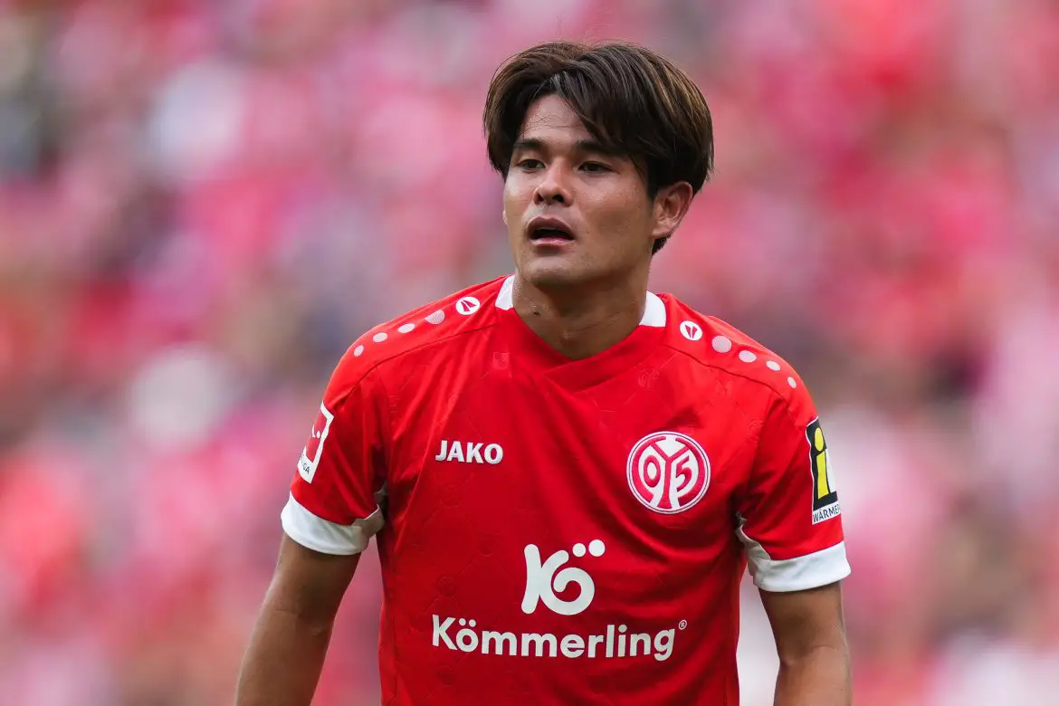 Premier League target Kaishu Sano of Mainz 05.