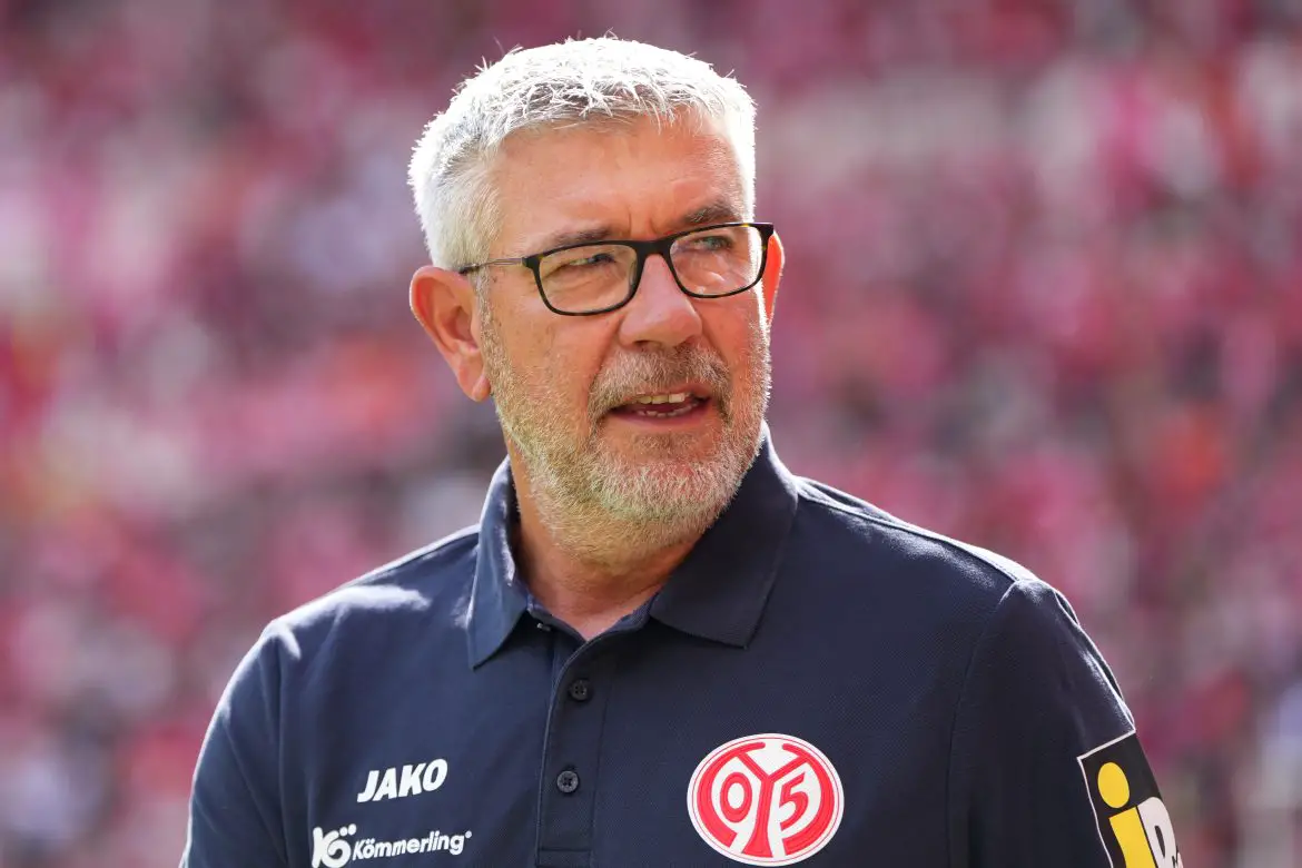 Mainz 05 head coach Urs Fischer in the Bundesliga.