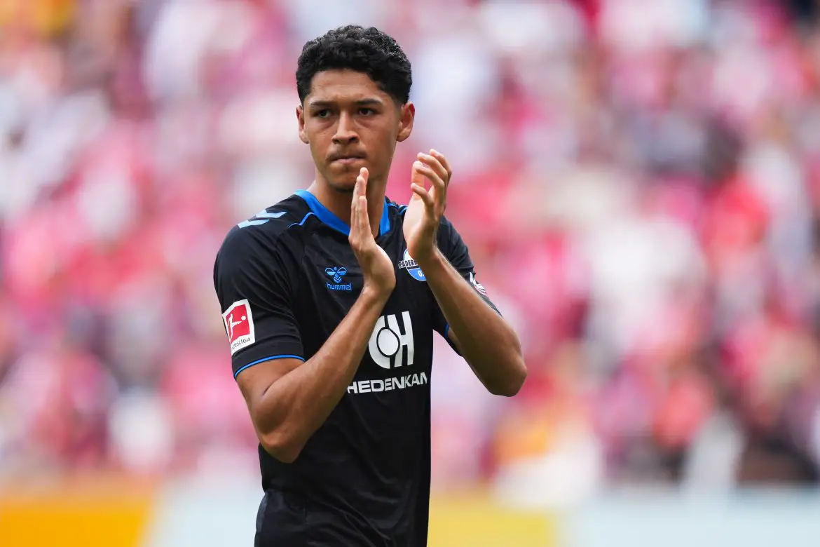 Paderborn midfielder Santiago Castaneda in the Bundesliga.