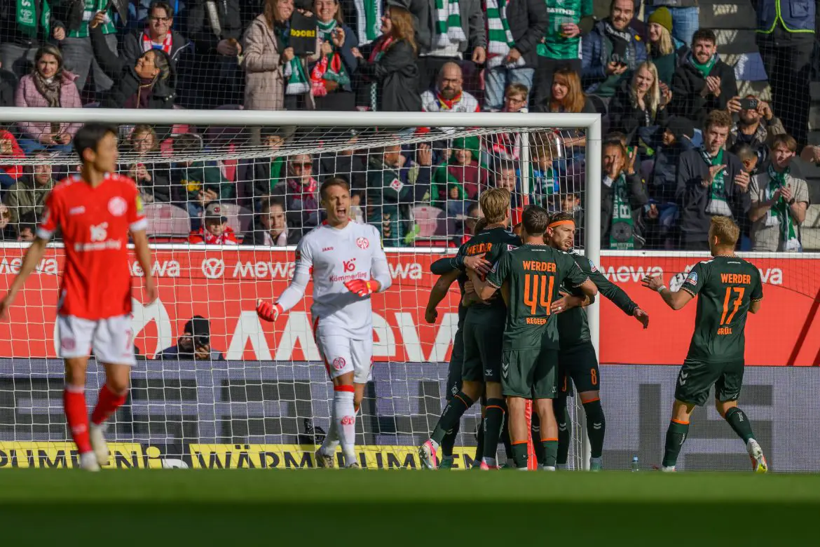 Werder Bremen beat Mainz in the Bundesliga