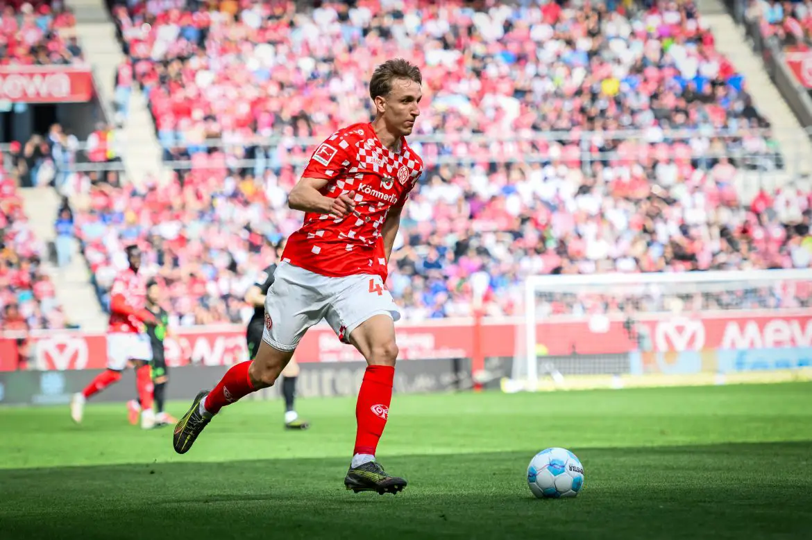 Nelson Weiper of Mainz in the Bundesliga.