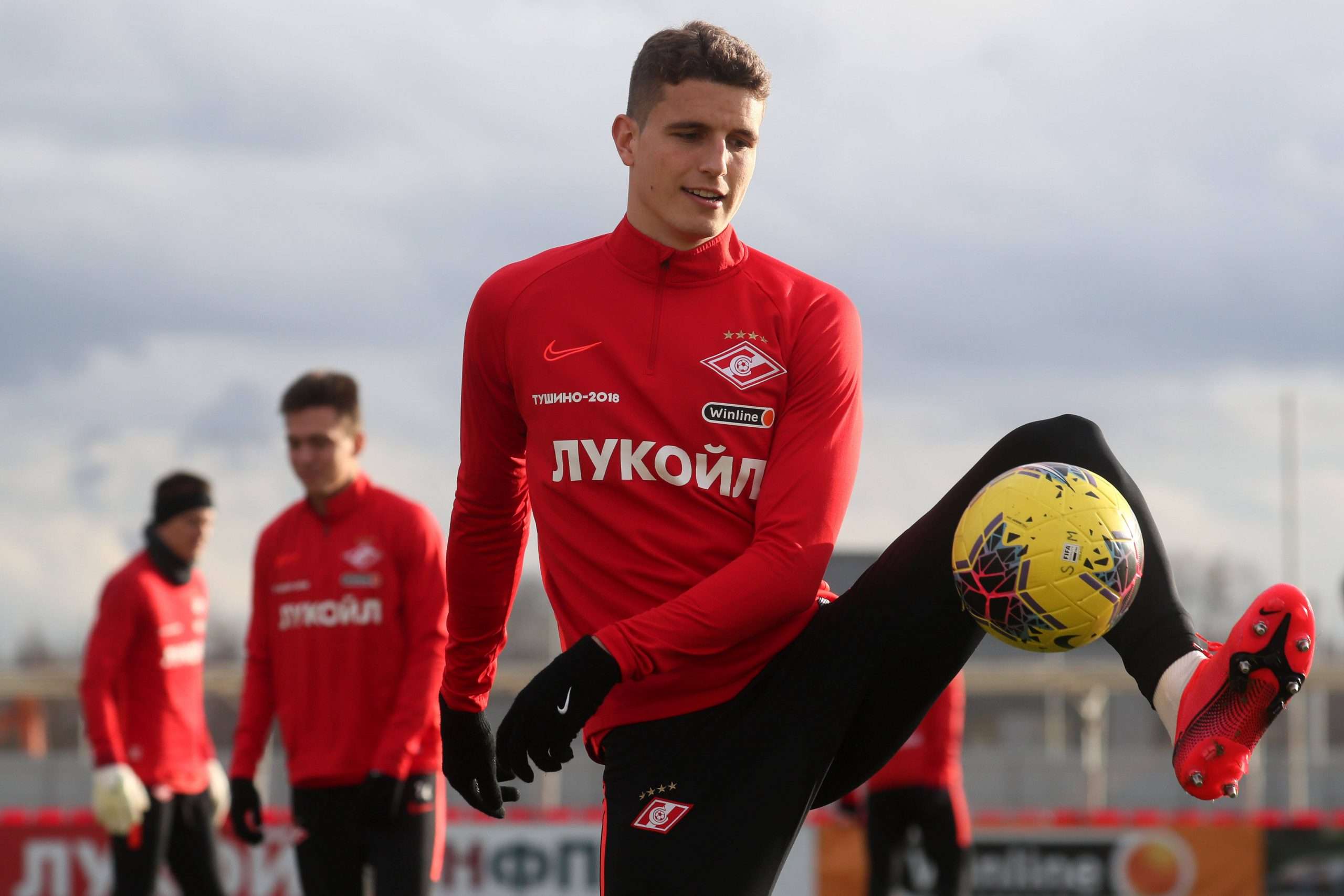 Soccer. FC Spartak Moscow training session