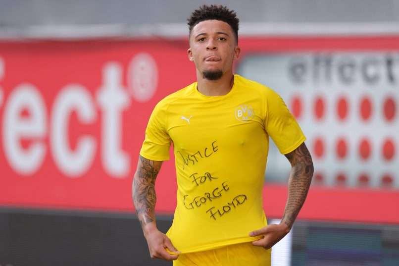 DFB to examine George Floyd tributes led by Jadon Sancho, Weston ...