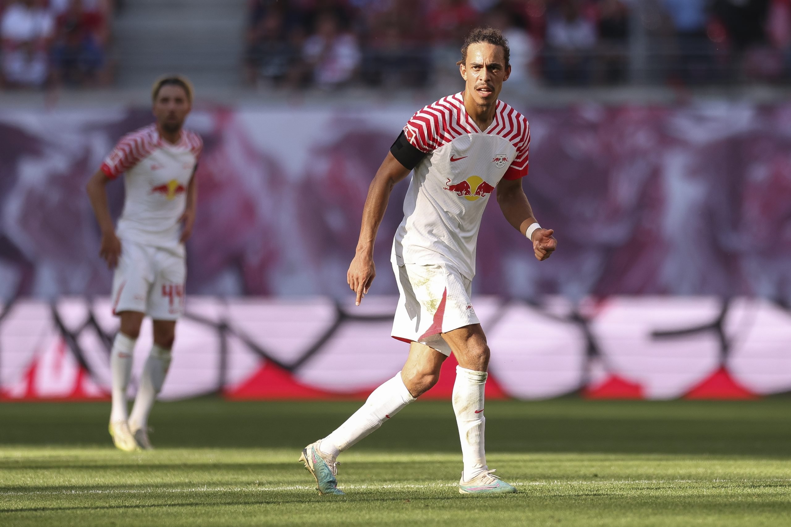 Xavi Simons of RB Leipzig looks on during the UEFA Champions League News  Photo - Getty Images
