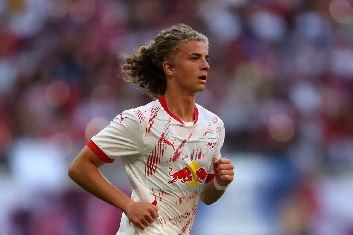 RB Leipzig prospect Viggo Gebel.