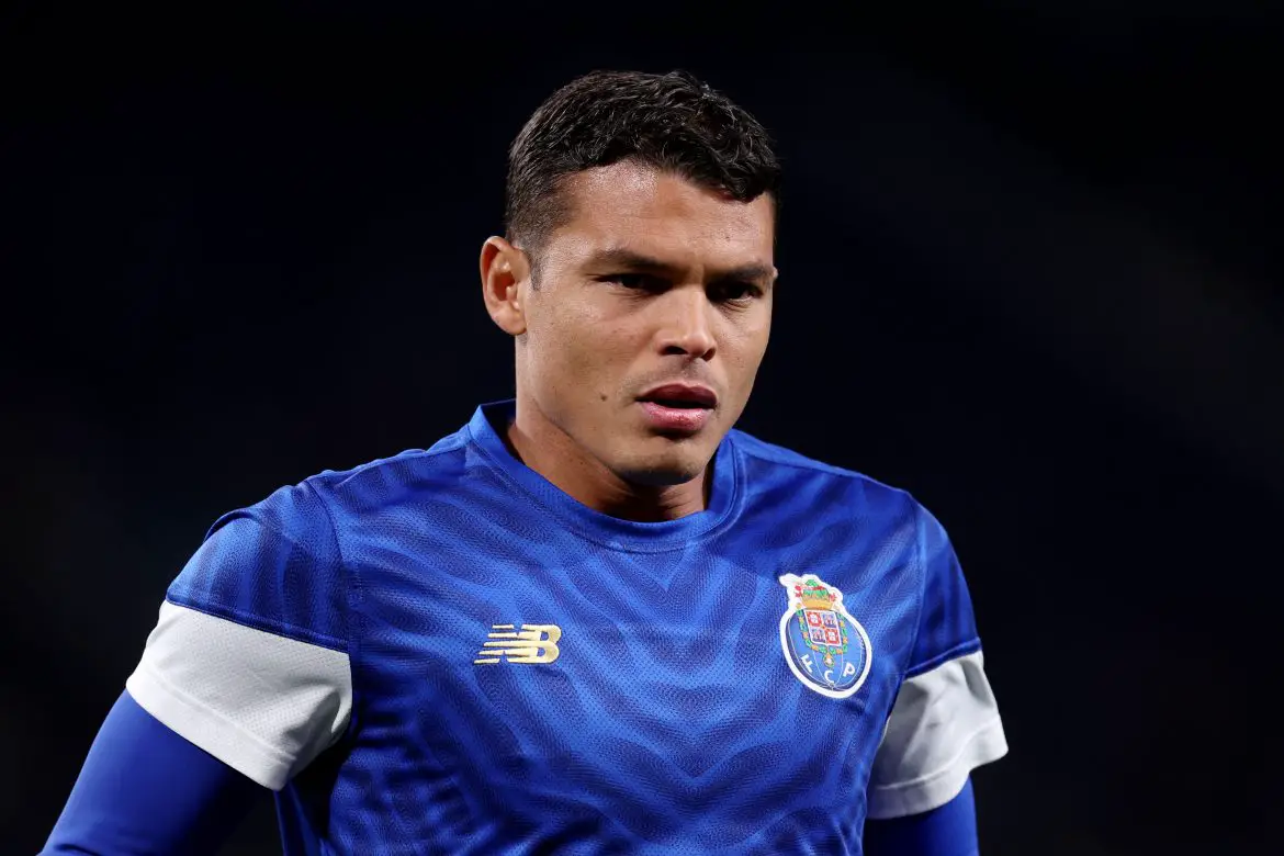 Brazilian defender Thiago Silva at Porto.