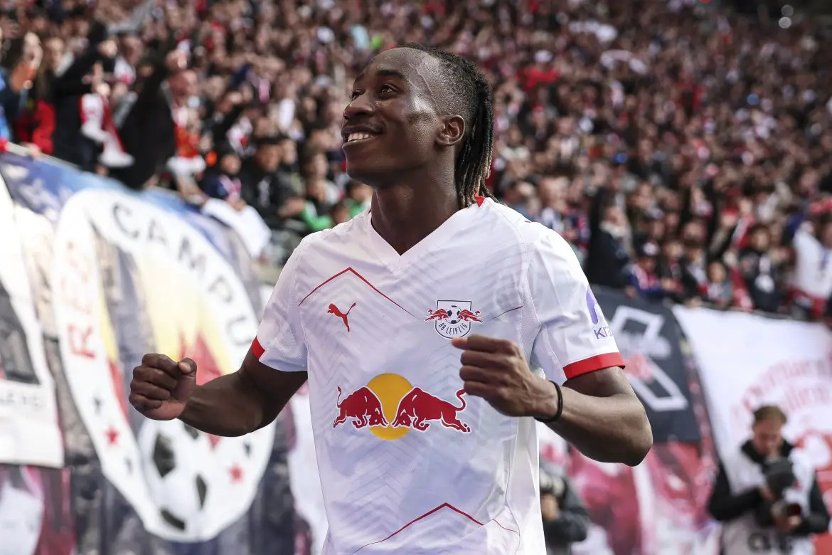 Yan Diomande of Bundesliga side RB Leipzig.