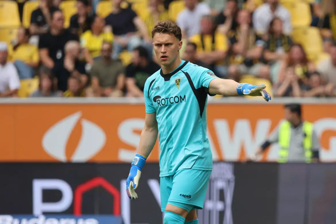 Borussia Mönchengladbach keeper Jan Olschowsky working on loan at Alemannia Aachen.