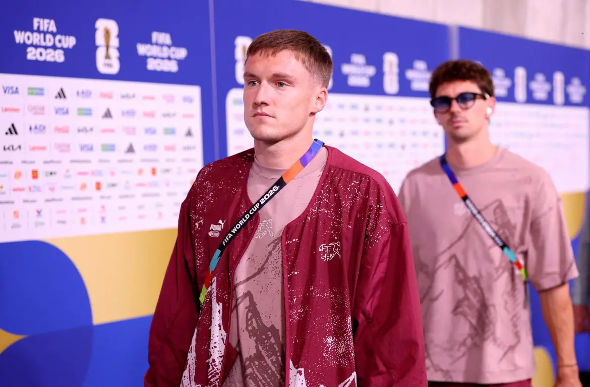 Union Berlin transfer target Michel Aebischer at the recent World Cup.