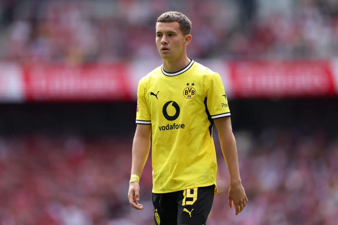 Greece international Konstantinos Karetsas of Borussia Dortmund.