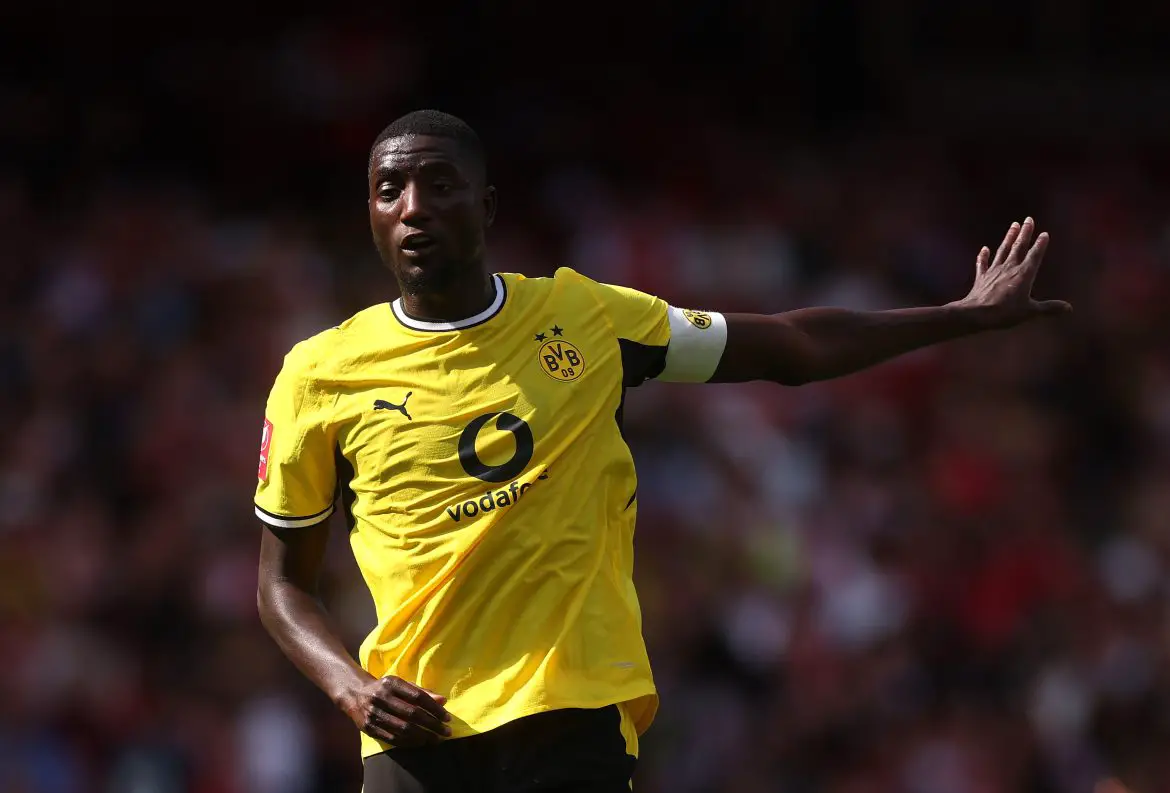 Borussia Dortmund striker Serhou Guirassy.