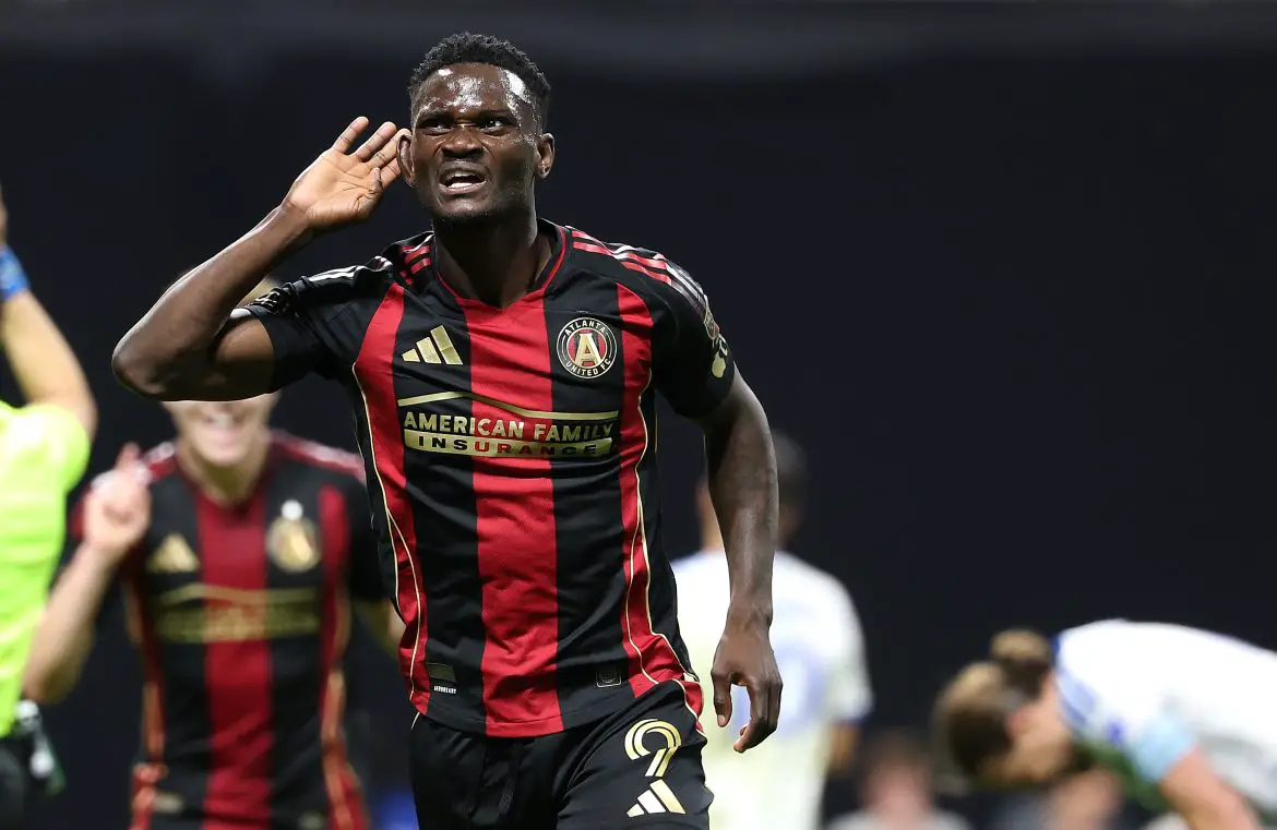 Potential Union Berlin transfer target Emmanuel Latte Lath playing in America's MLS.
