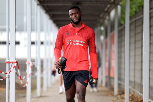 Victor Boniface has insisted he will be remaining with Bayer Leverkusen.