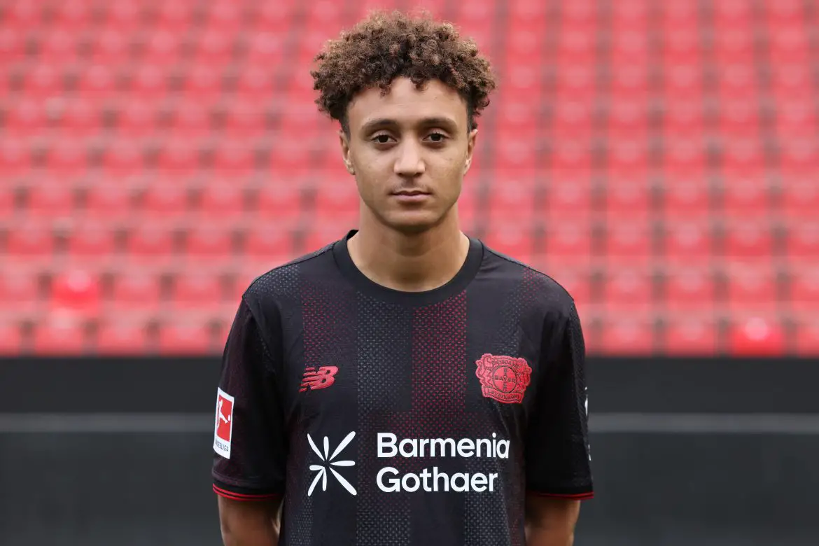 Bayer Leverkusen attacking midfielder Eliesse Ben Seghir.
