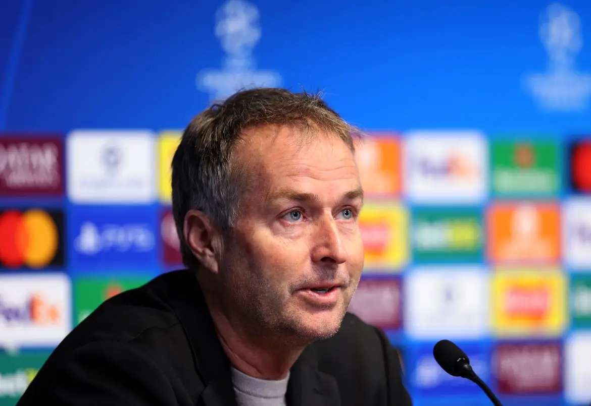 Bayer Leverkusen head coach Kasper Hjulmand.