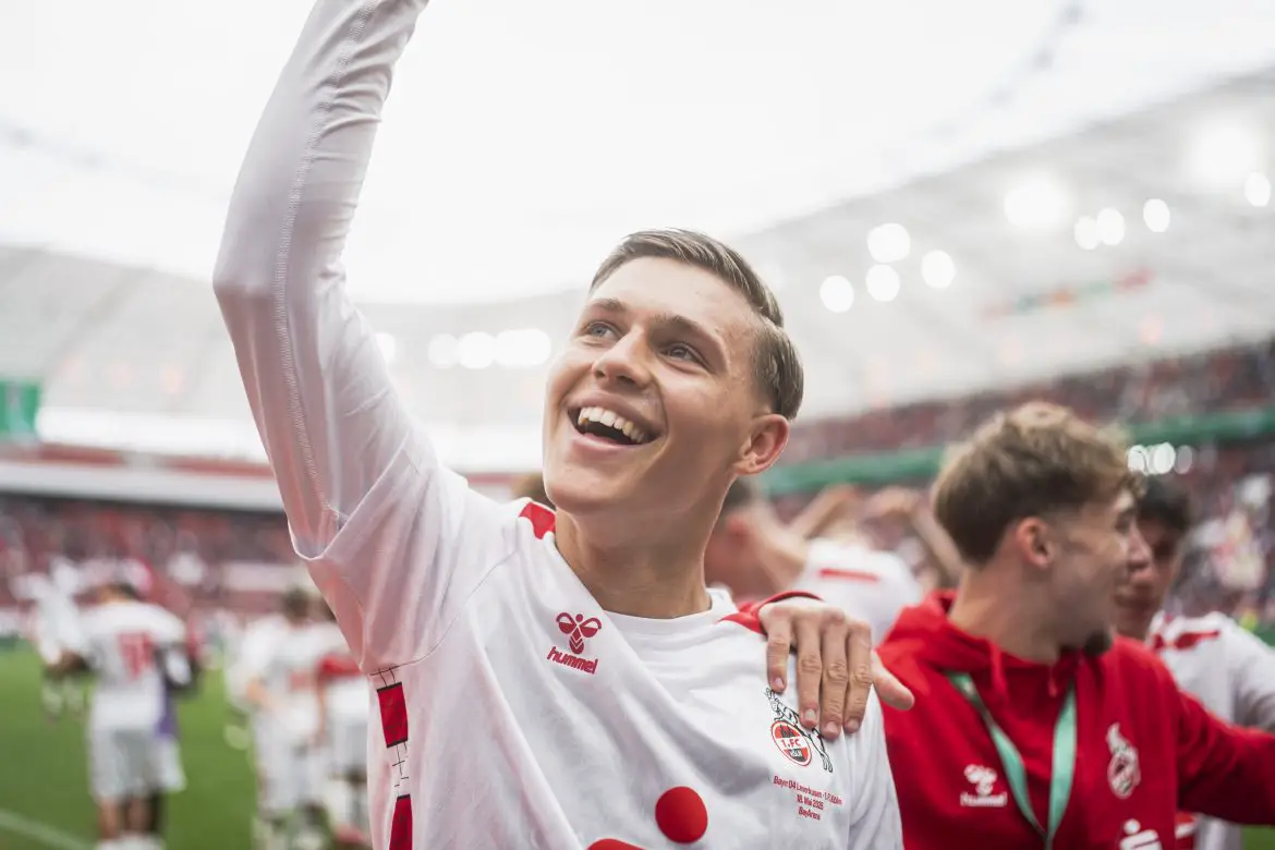 1. FC Köln attacking prospect Fynn Schenten.