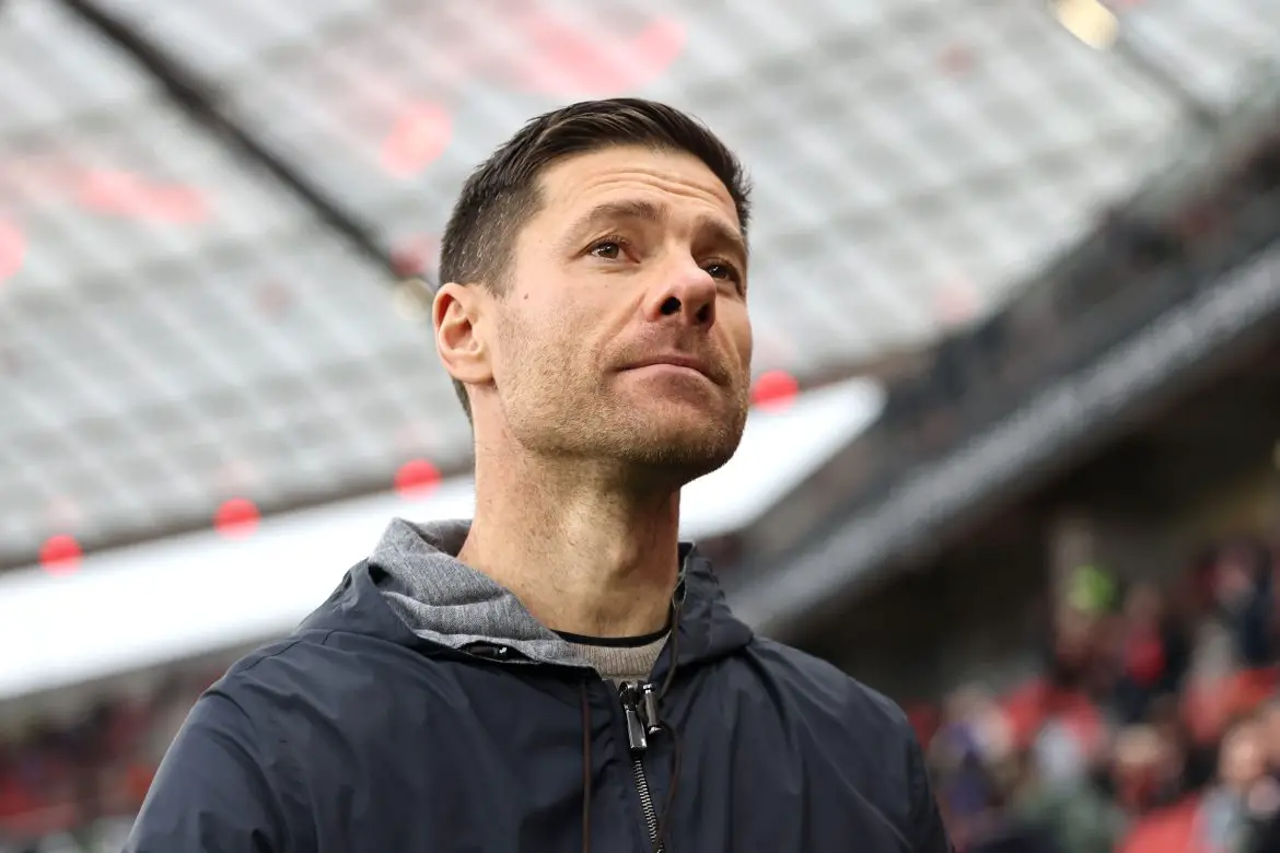 Bayer Leverkusen head coach Xabi Alonso.