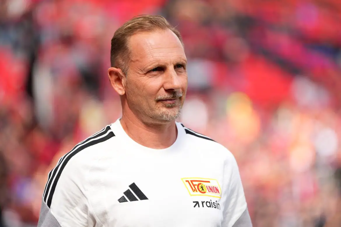 Union Berlin head coach Mauro Lustrinelli in the Bundesliga.