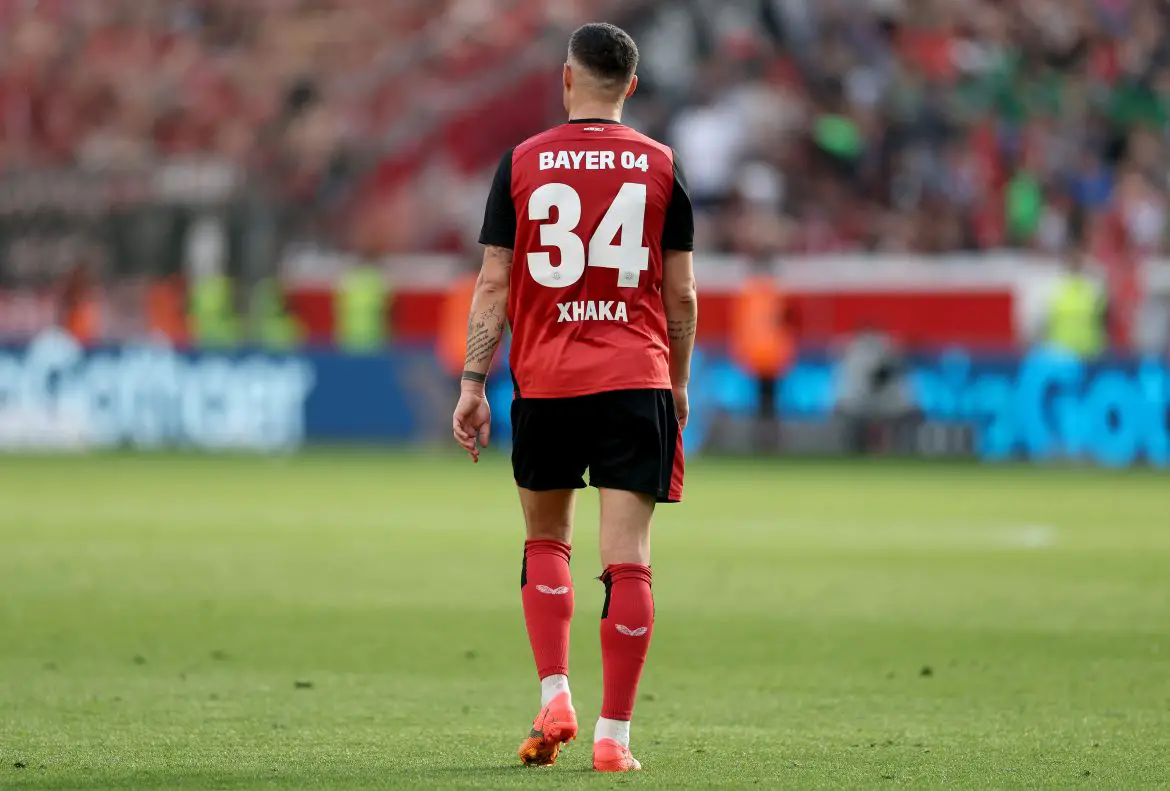 Bayer 04 Leverkusen midfield linchpin Granit Xhaka.