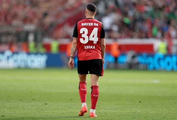 Bayer 04 Leverkusen midfield linchpin Granit Xhaka.