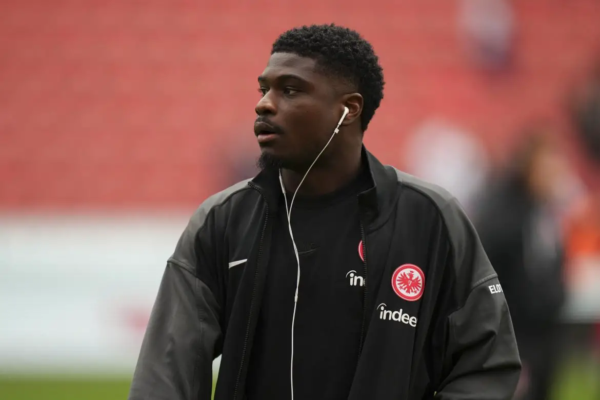 Eintracht Frankfurt's Eric Junior Dina Ebimbe.