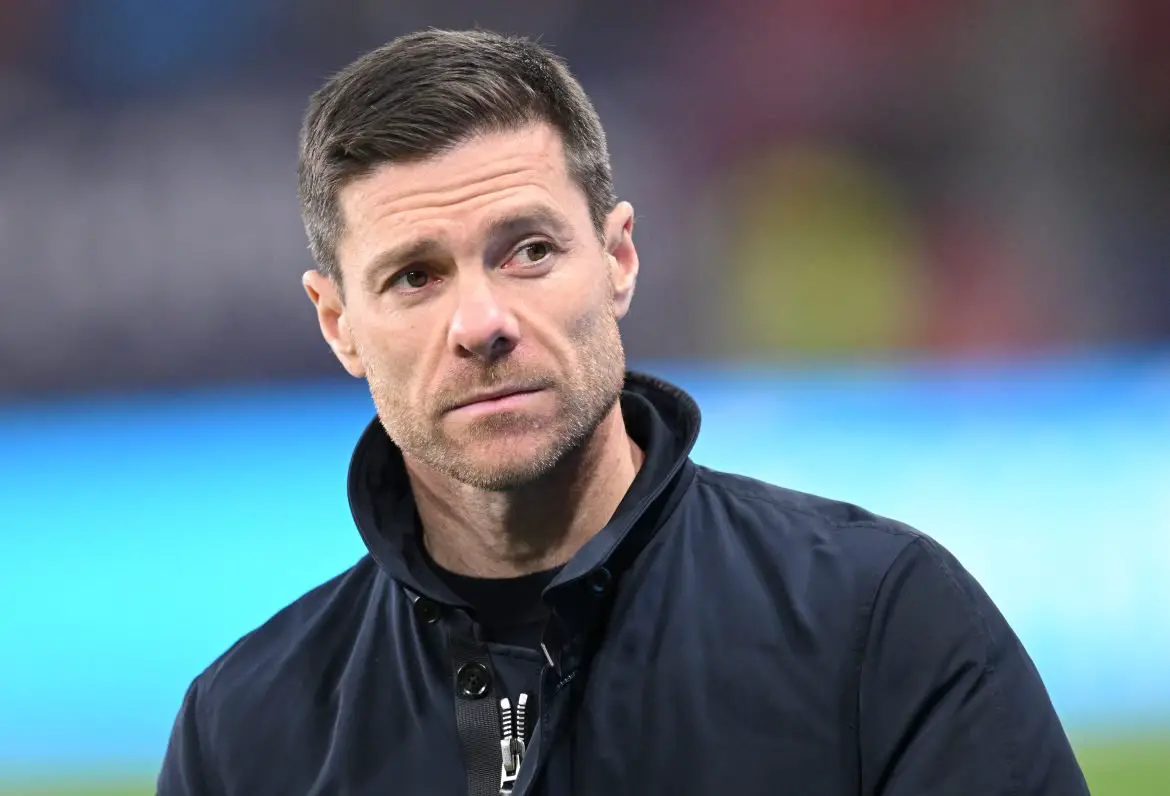 Bayer Leverkusen head coach Xabi Alonso in the Bundesliga.