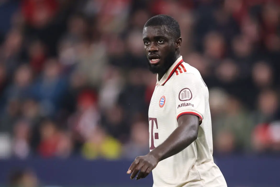 Dayot Upamecano of Bayern Munich.