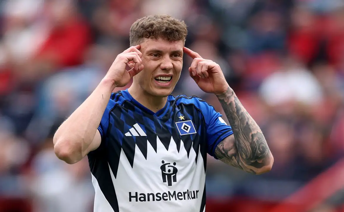 Hamburg's Nicolai Remberg in the Bundesliga.