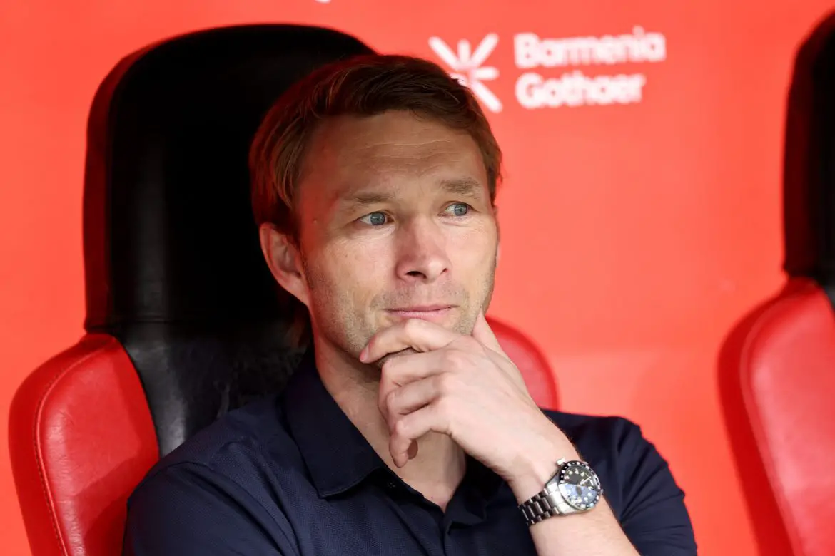 Simon Rolfes sporting director Bayer Leverkusen.