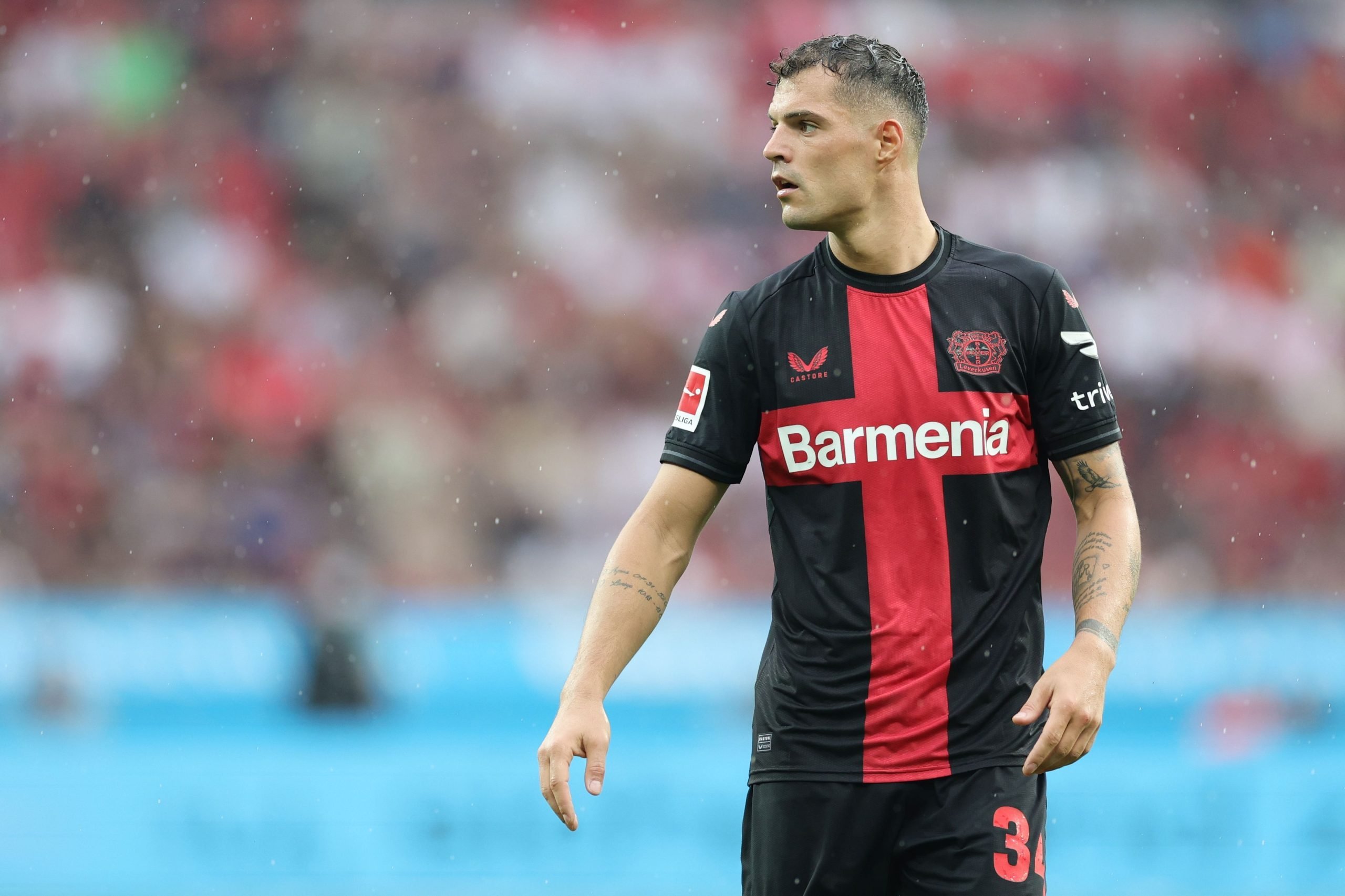 How Granit Xhaka's performances have elevated Bayer Leverkusen to the