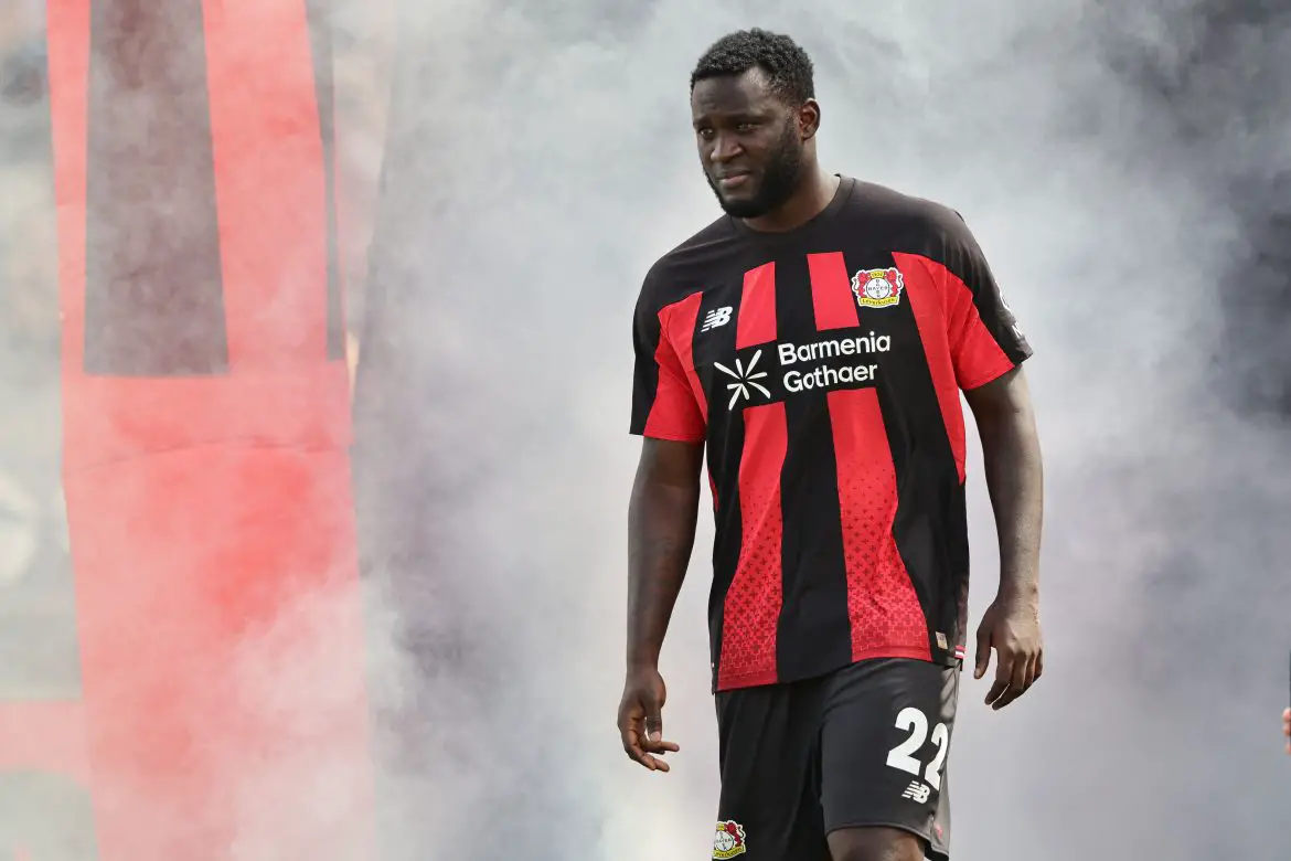 Bayer Leverkusen striker Victor Boniface.