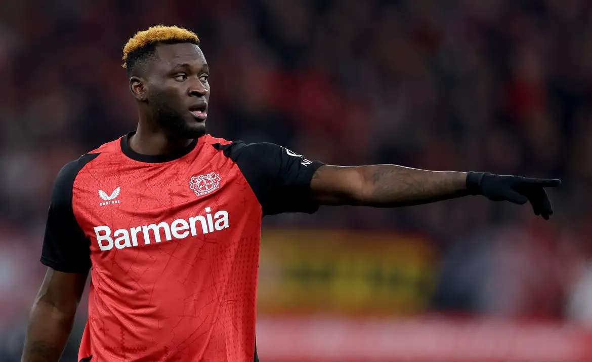 Victor Boniface of Bayer Leverkusen.