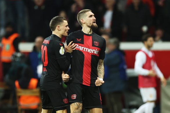 Former Leverkusen teammates Andrich and Wirtz