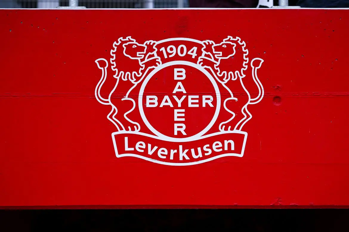 Bayer Leverkusen's club logo.