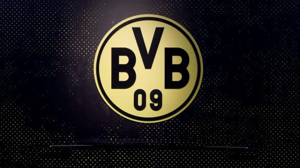 The Borussia Dortmund logo.